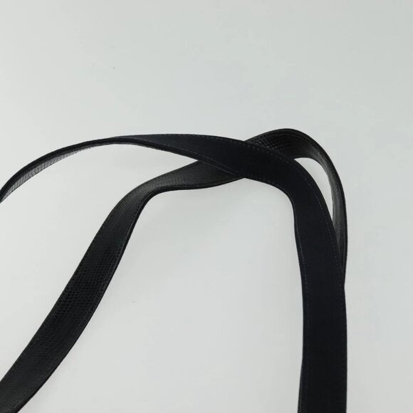 Salvatore Ferragamo Tote Bag Leather Embossed Navy Gold Auth - Picture 6 of 16